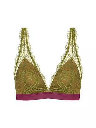 MEY | Soutien-gorge triangle POETRY FAME lovely grey | dunkelgrün